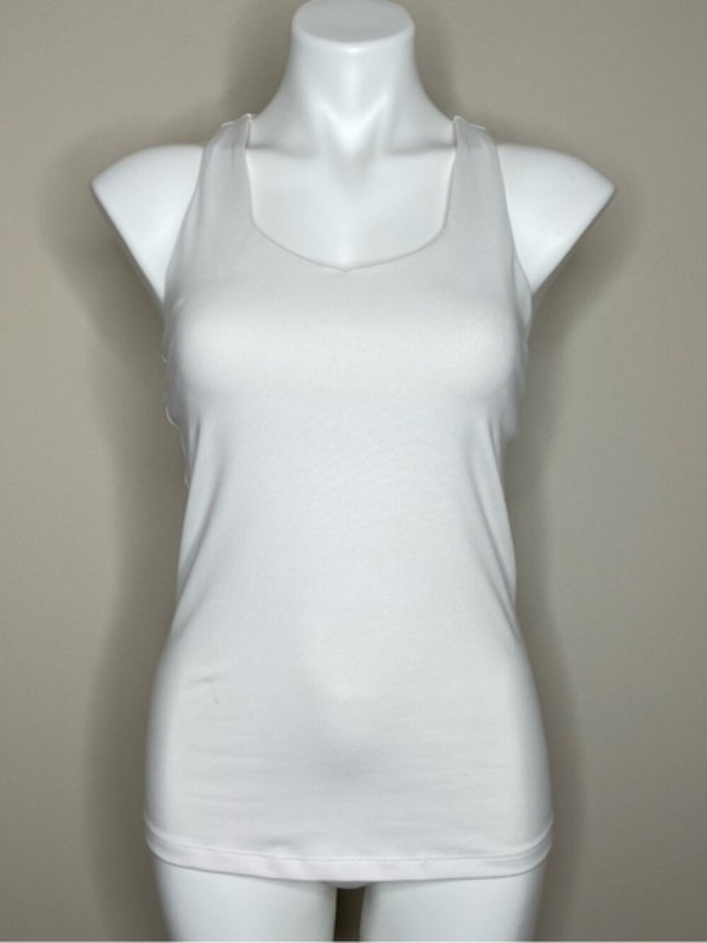 All in Motion White Women's Cross Back Tank Top